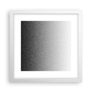 Plakát v bílém rámu - Směrem ke světlu - 30x30 cm