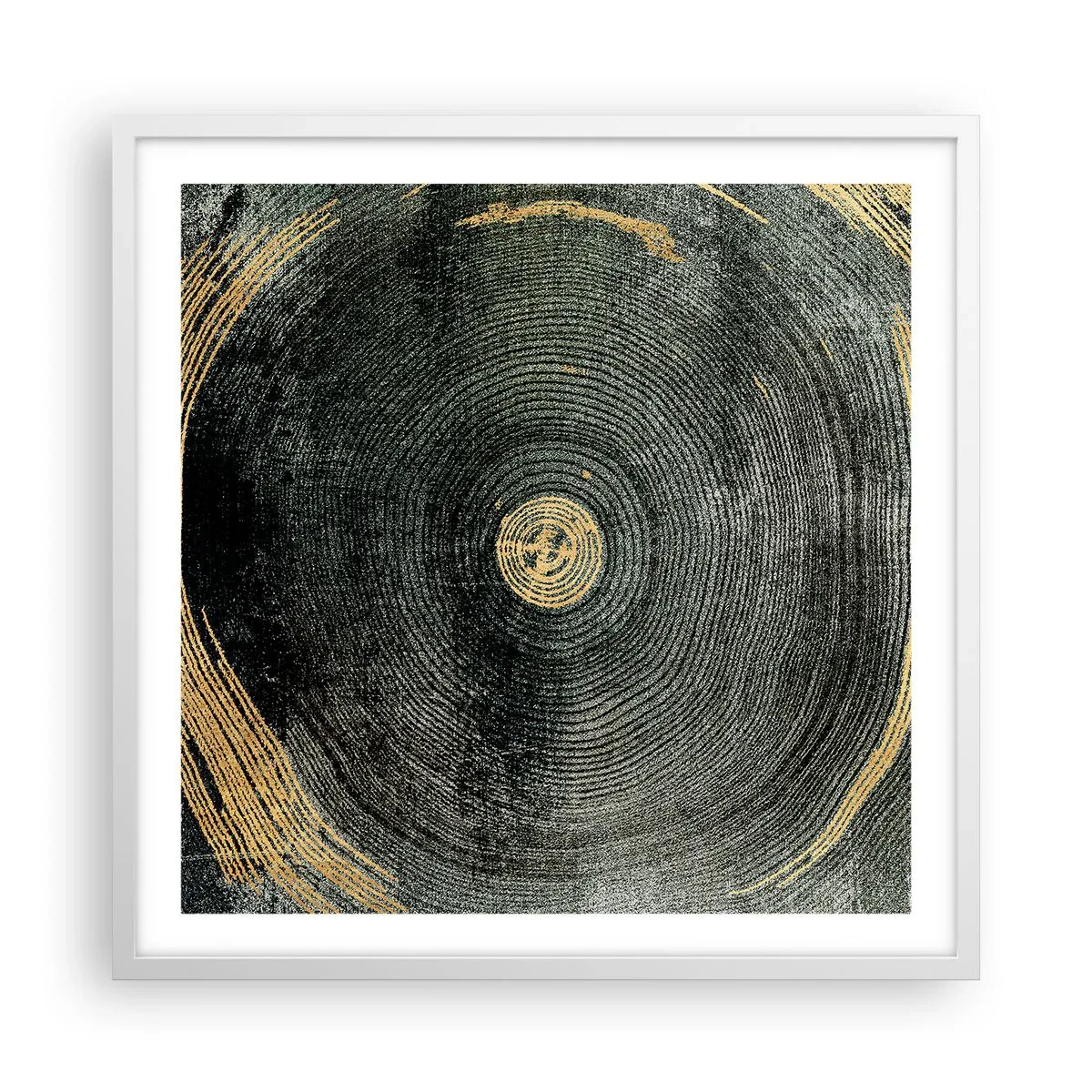 Plakát v bílém rámu - Změna a udržitelnost - 60x60 cm