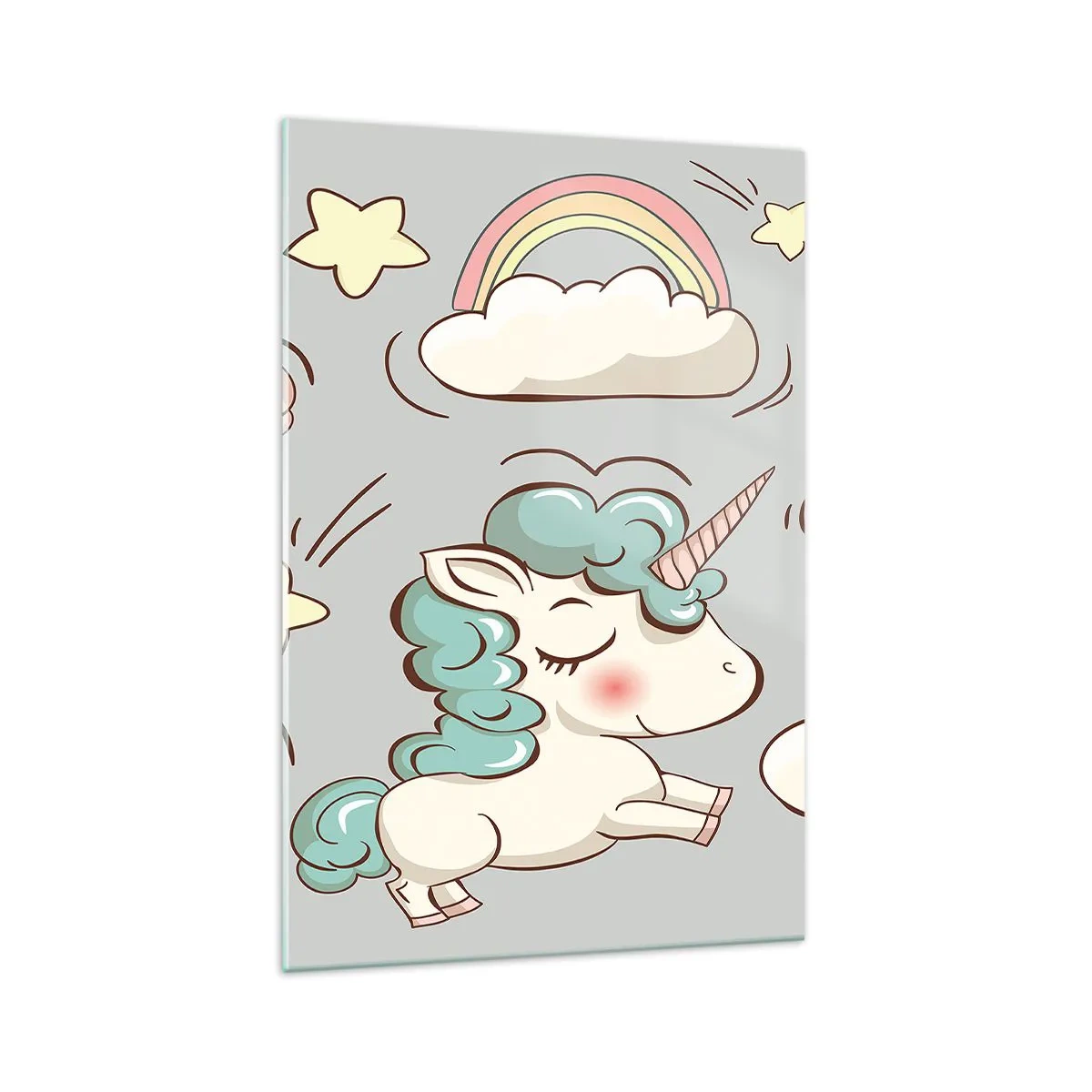 Obraz na skle - Určitě existují… - 70x100 cm