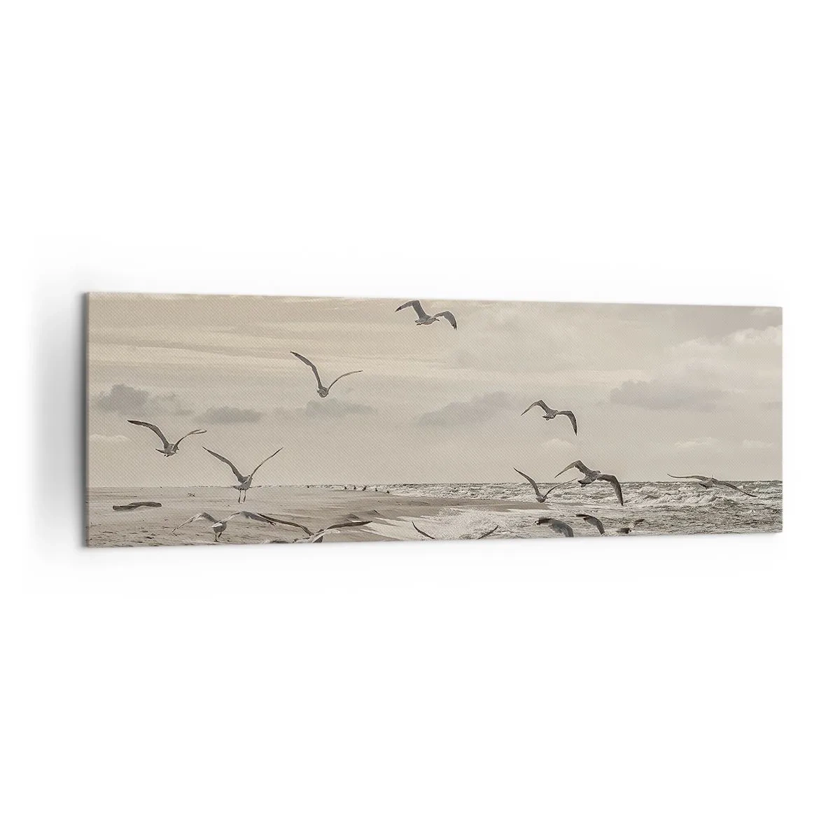 Obraz na plátně - Šumění moře, zpěv ptáků - 160x50 cm
