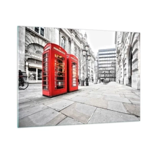 Obraz na skle - Welcome to London - 100x70 cm