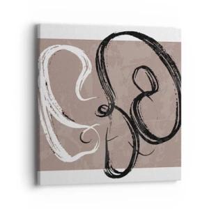 Obraz na plátně - Kompozice – hledání úplnosti - 40x40 cm