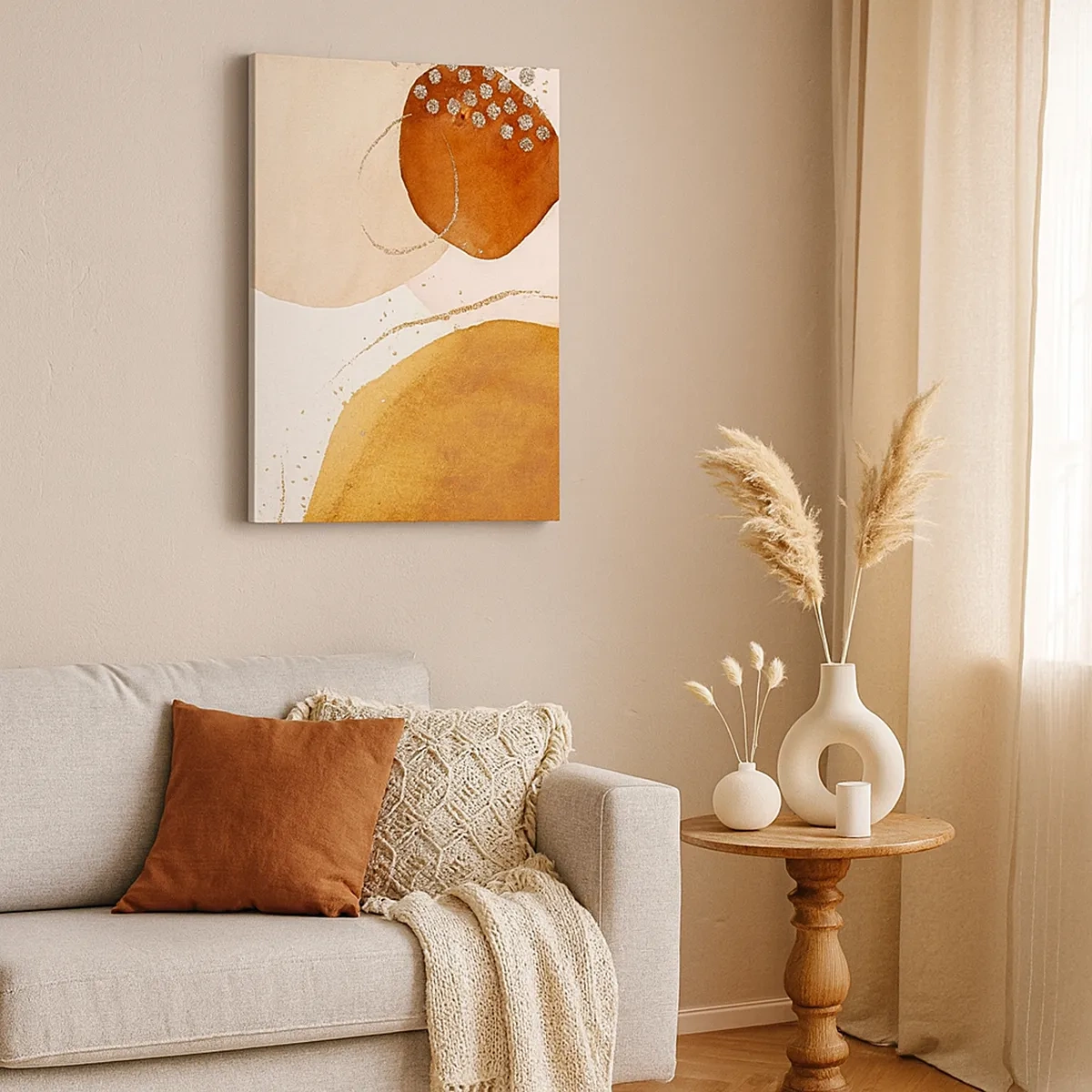 Obraz na plátně - Zaoblení a pohyb - 50x70 cm