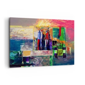 Obraz na plátně - Vztahy a emoce - 100x70 cm