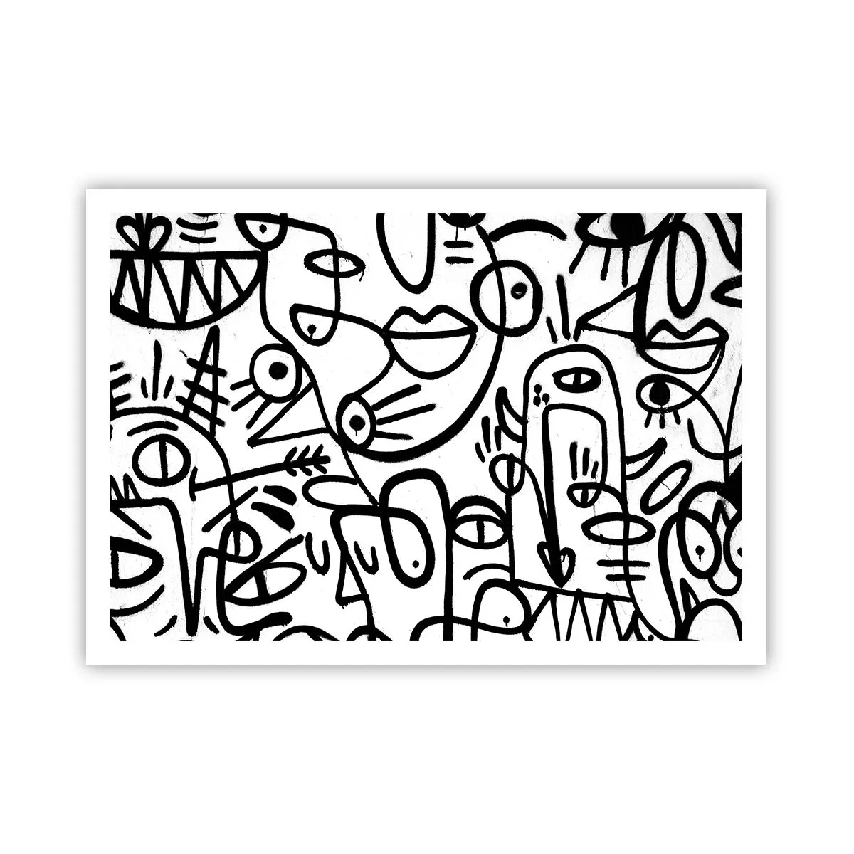 Plakát - Tváře a přeludy - 100x70 cm