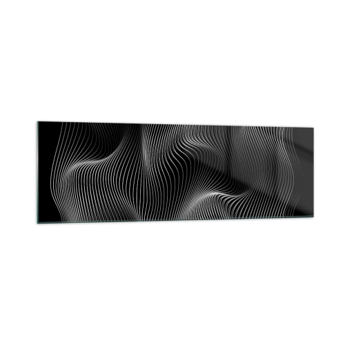 Obraz na skle - Tanec světla v prostoru - 160x50 cm