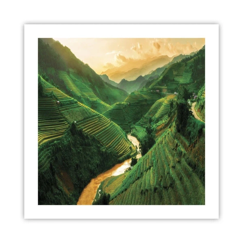 Plakát - Vietnamské údolí - 50x50 cm