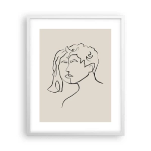 Plakát v bílém rámu - A byla jednota - 40x50 cm