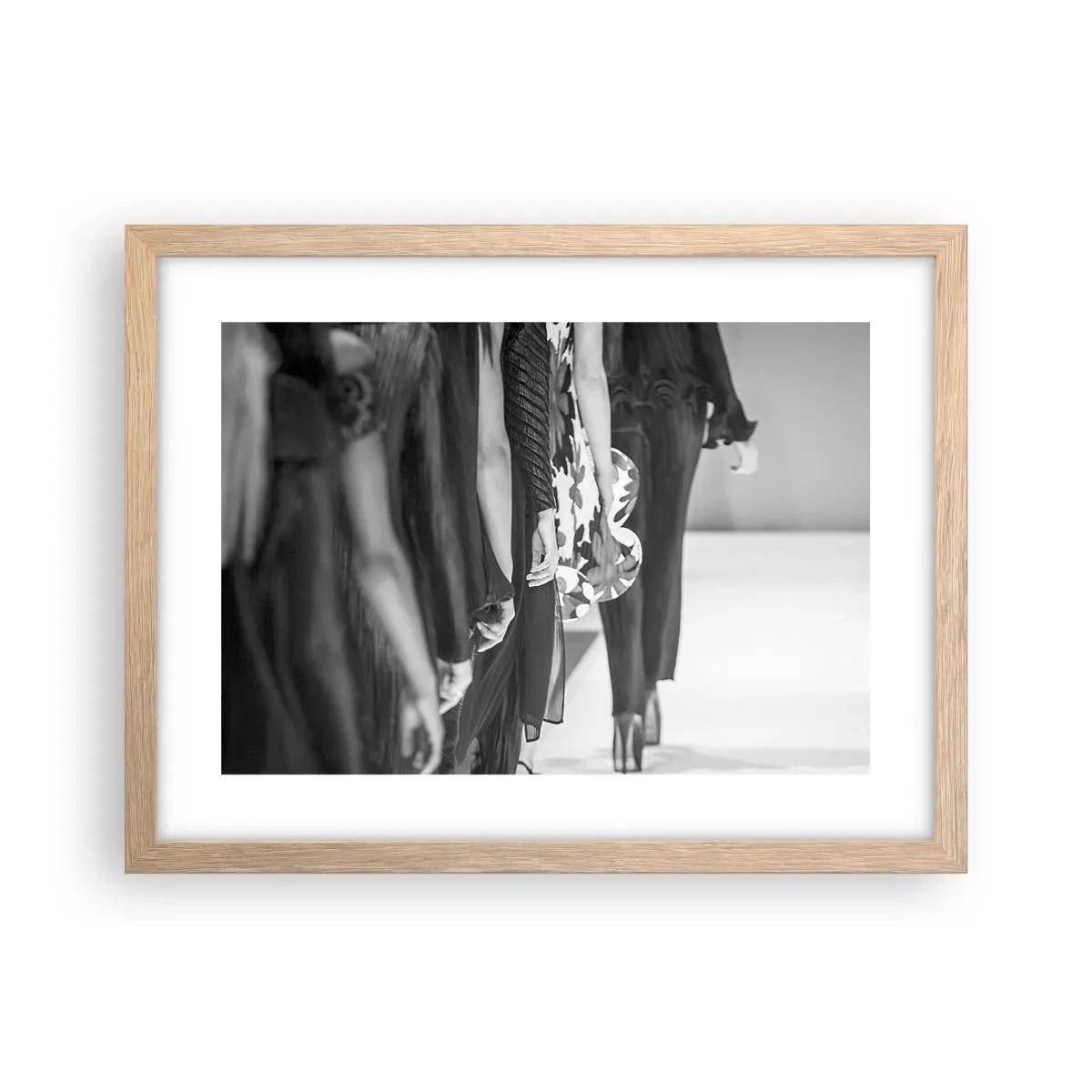 Plakát v rámu světlý dub - Stylový průvod - 40x30 cm