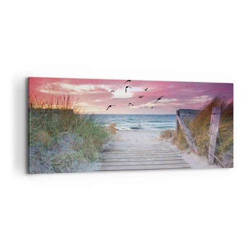 Obraz na plátně - Baltská imprese - 100x40 cm