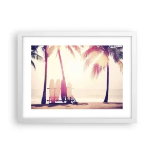 Plakát v bílém rámu - Bude to skvělý den - 40x30 cm