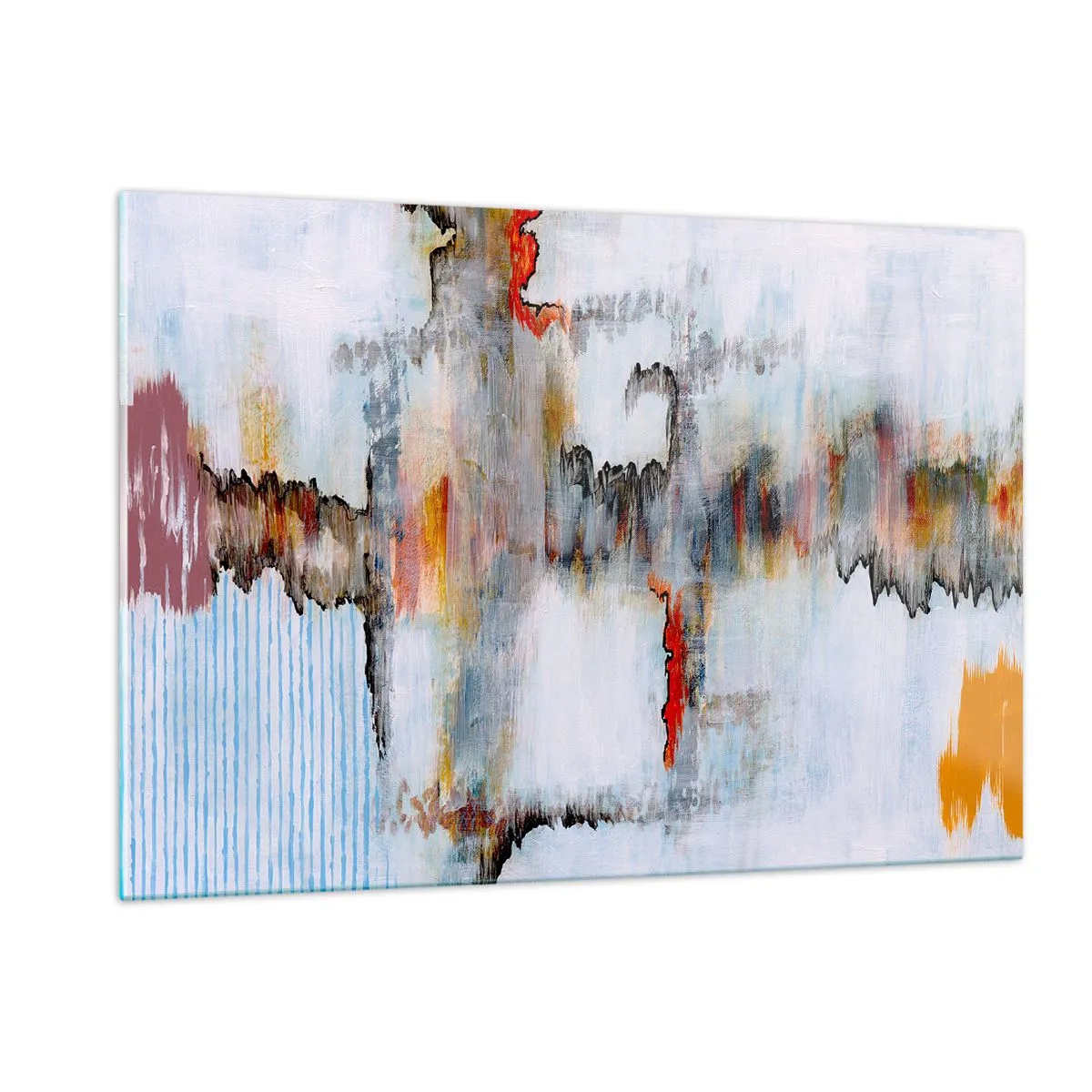 Obraz na skle - Klackem po vodě - 120x80 cm