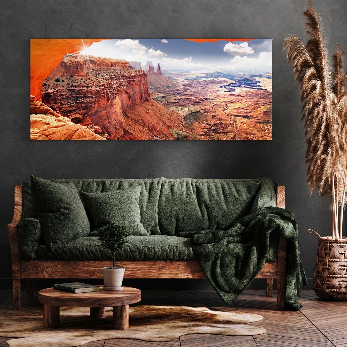 Obraz na plátně - Vytesané samotnou přírodou - 100x40 cm