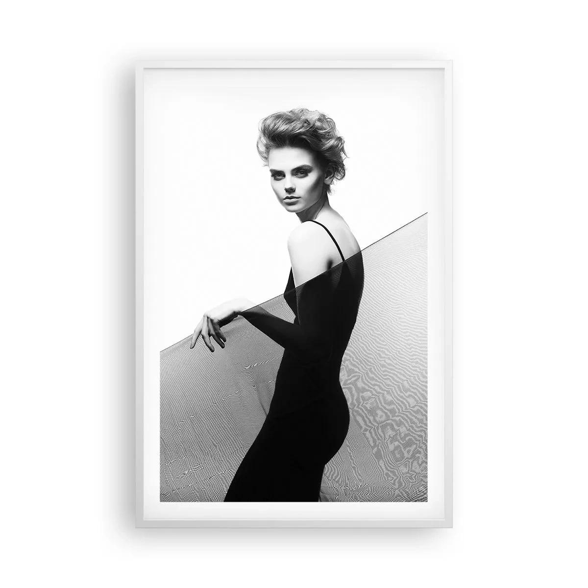 Plakát v bílém rámu - Magnetický pohled - 61x91 cm