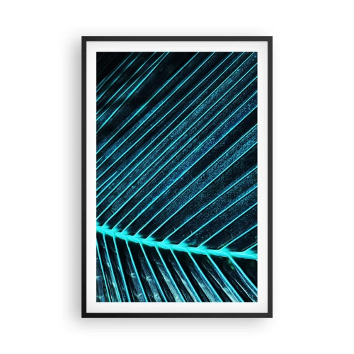 Plakát v černém rámu - Textura zeleně - 61x91 cm