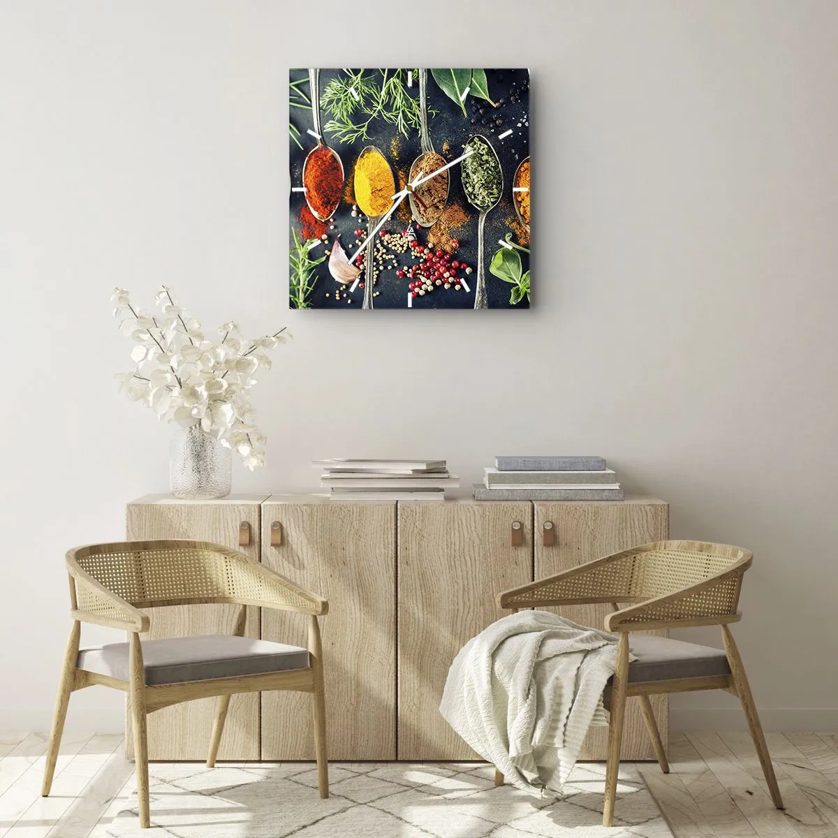 Nástěnné hodiny - Kulinářská magie - 40x40 cm