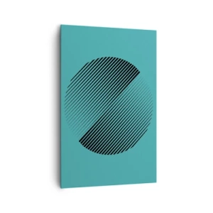 Obraz na plátně - Kruh – geometrická variace - 80x120 cm