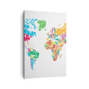 Obraz na plátně - Chci poznat všechny - 70x100 cm