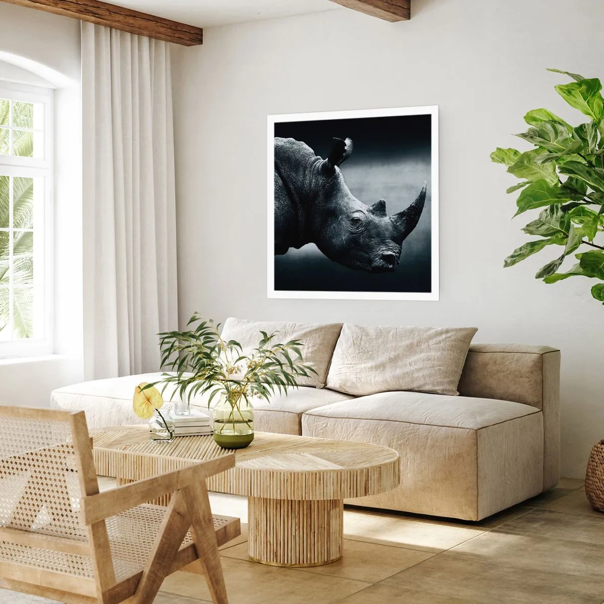Plakát - Pravý profil - 50x50 cm