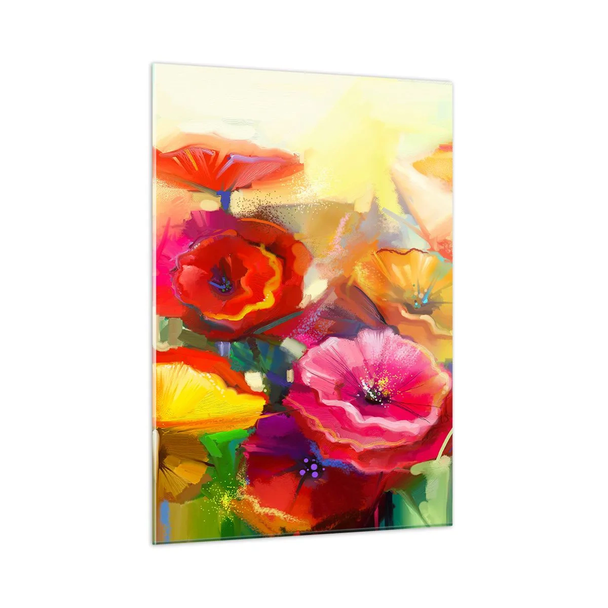 Obraz na skle - Nejenom červené - 50x70 cm