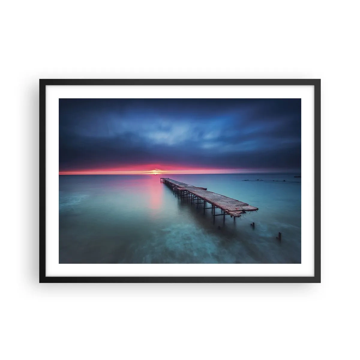 Plakát v černém rámu - Mezi nebem a zemí - 70x50 cm