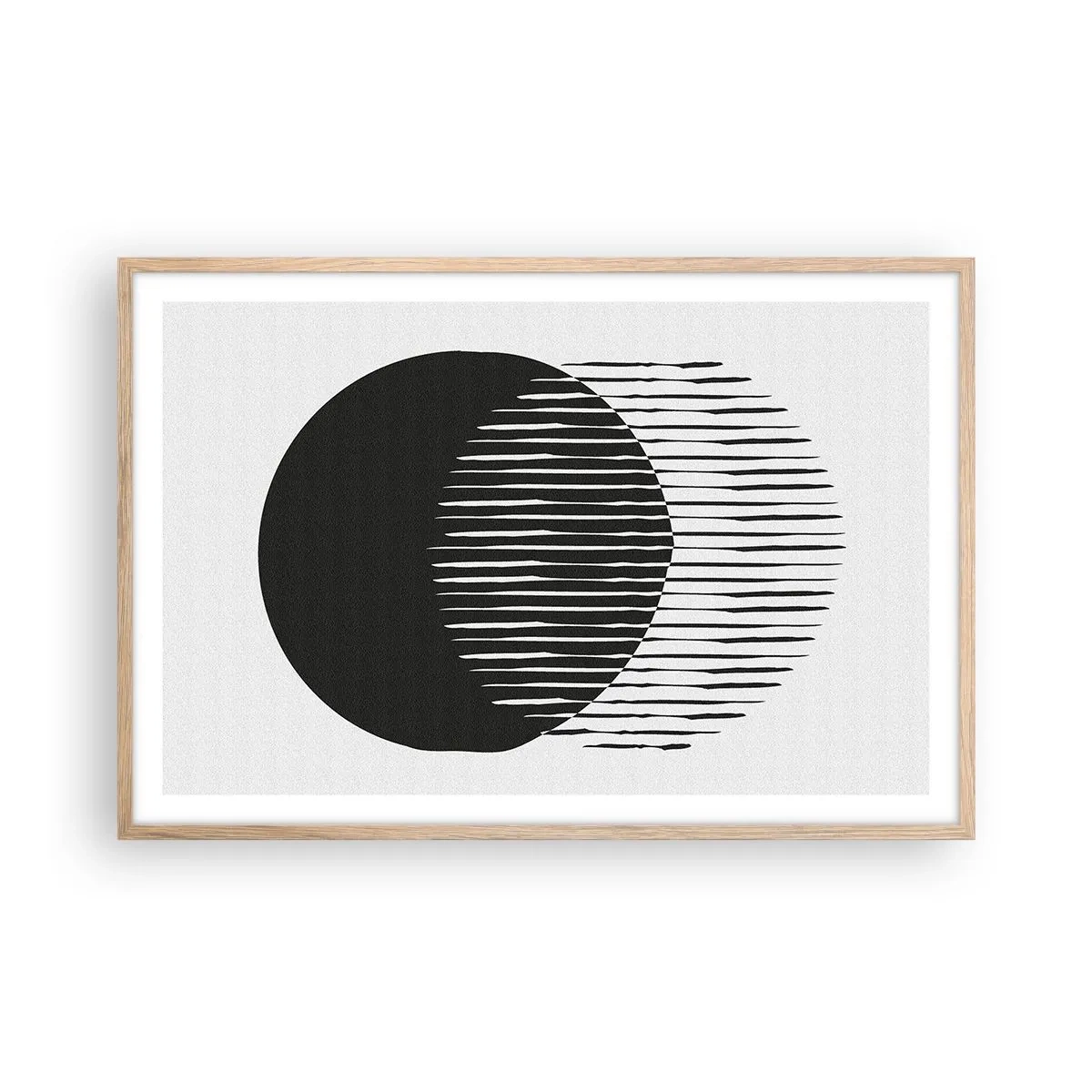 Plakát v rámu světlý dub - Jeho alter ego - 91x61 cm