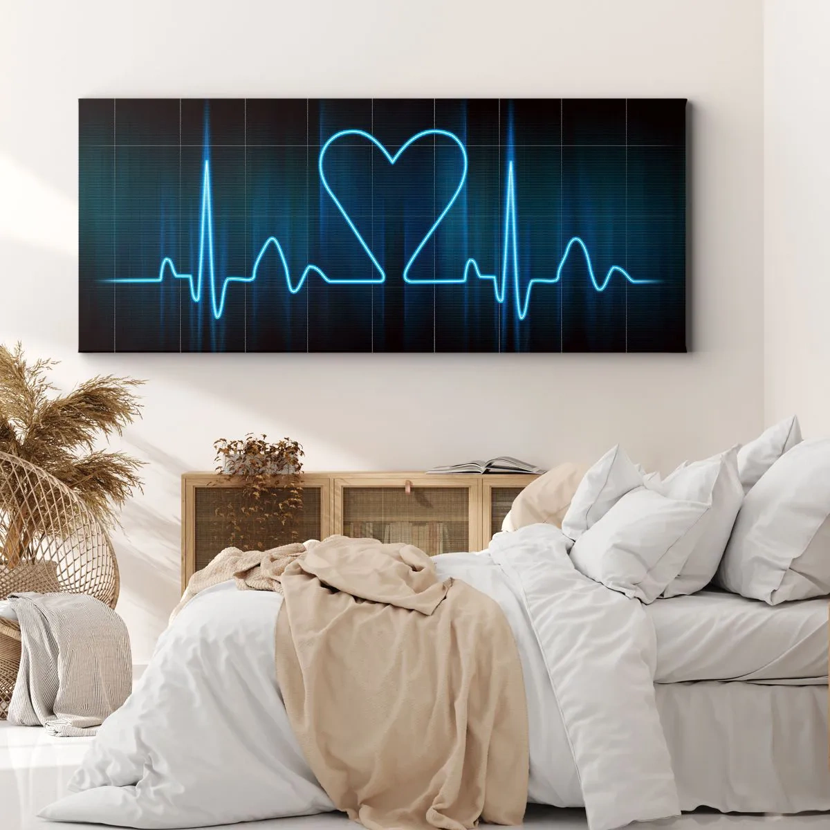 Obraz na plátně - V rytmu srdce - 120x50 cm