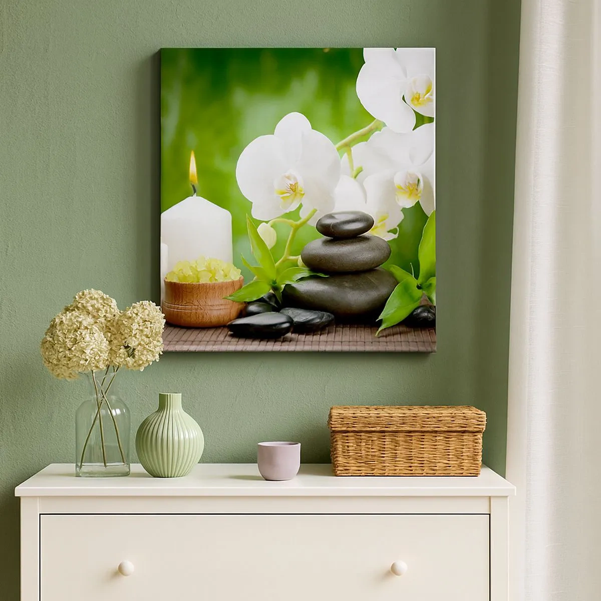 Obraz na plátně - Voňavý, květinový, jemný dotek - 30x30 cm