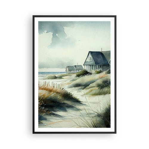 Plakát v černém rámu - Daleko od shonu - 70x100 cm
