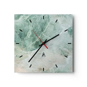 Nástěnné hodiny - Ctný chlad kamene - 30x30 cm