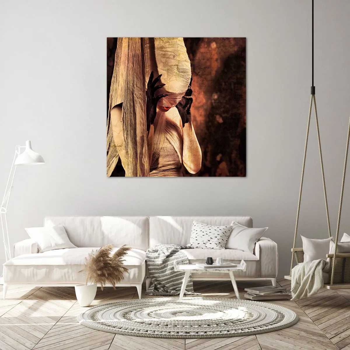 Obraz na plátně - Mezi dobrem a zlem - 40x40 cm