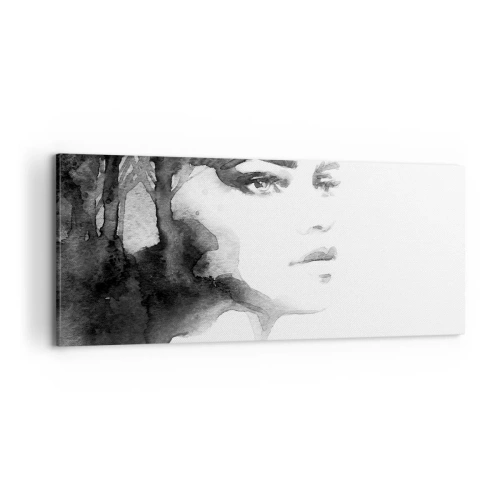 Obraz na plátně - Vytvořená z tajemství a mlhy - 100x40 cm