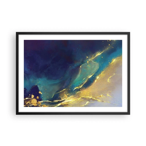 Plakát v černém rámu - Zlatý močál - 70x50 cm