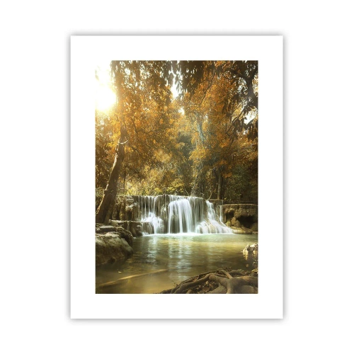 Plakát - Parkový vodopád - 30x40 cm