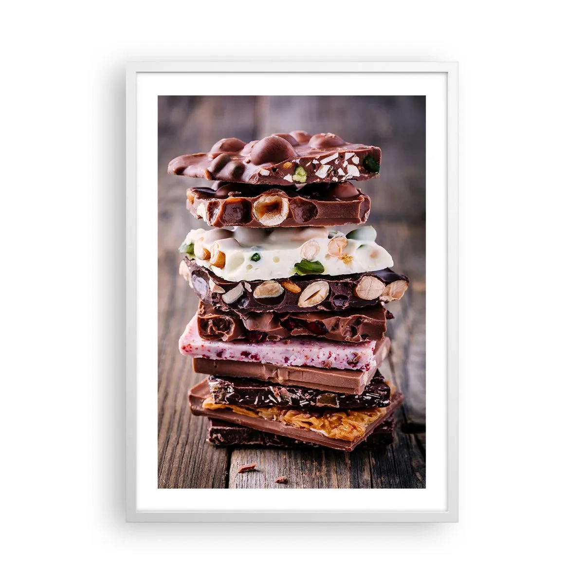 Plakát v bílém rámu - Rozkošná perspektiva - 50x70 cm