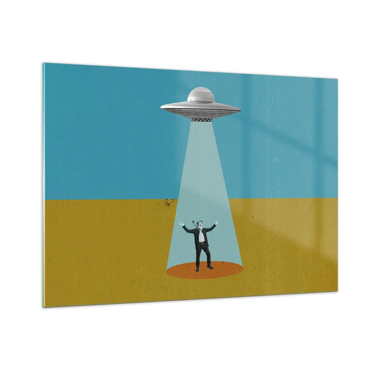 Obraz na skle - Blízké setkání - 100x70 cm