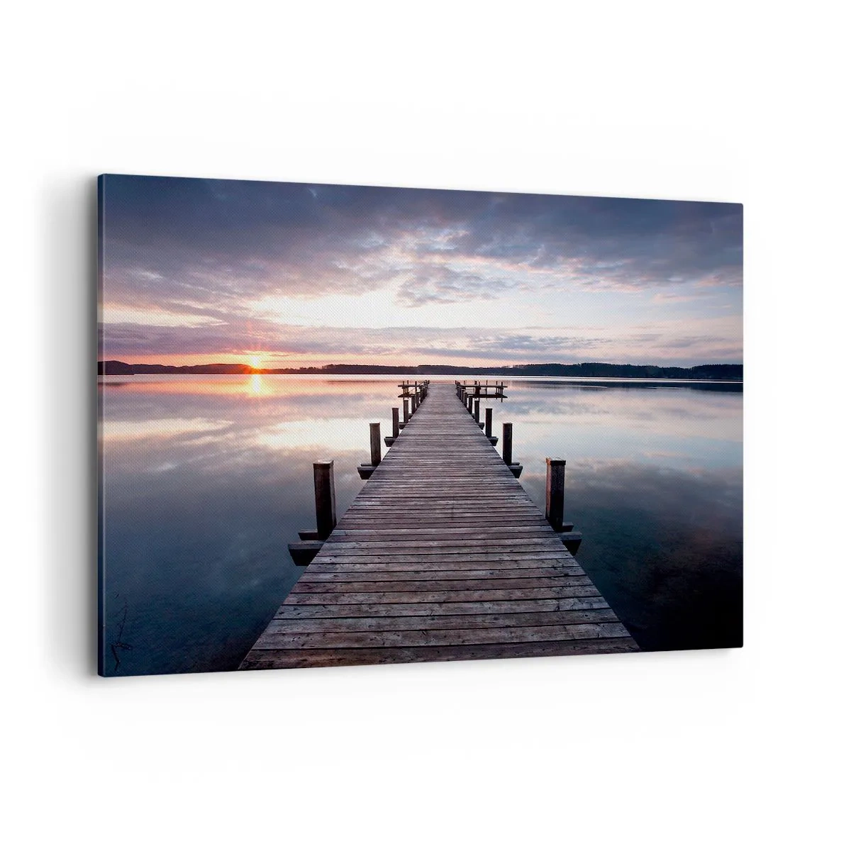 Obraz na plátně - Tichá hranice mezi dnem a nocí - 100x70 cm