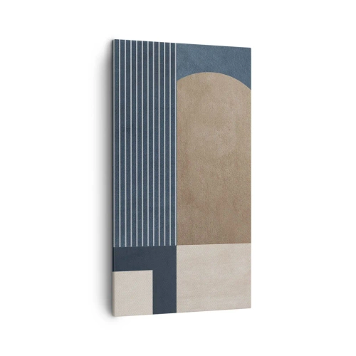 Obraz na plátně - Kompozice jednoduchosti a kulatosti - 45x80 cm