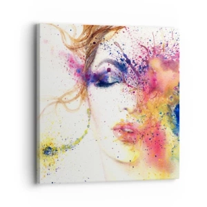 Obraz na plátně - Duhová závrať - 30x30 cm