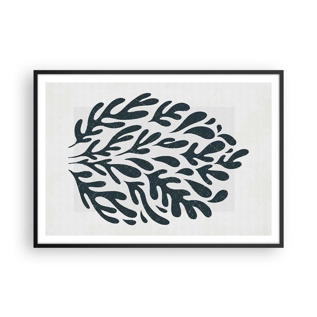 Plakát v černém rámu - Tvary přírody - 100x70 cm