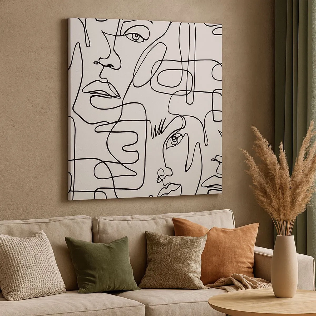 Obraz na plátně - Ve spletených emocích - 30x30 cm