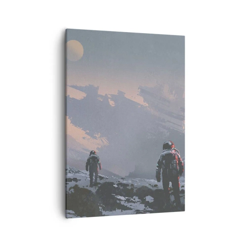 Obraz na plátně - Pod neznámou hvězdou - 50x70 cm