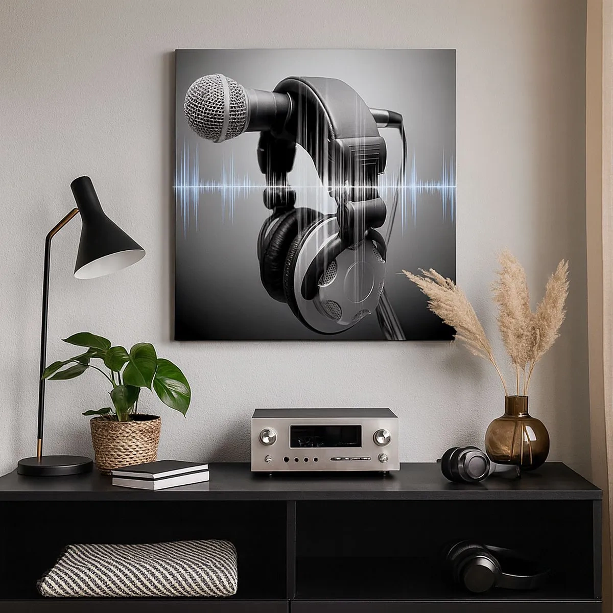 Obraz na plátně - Ještě je slyšet zpěv - 30x30 cm