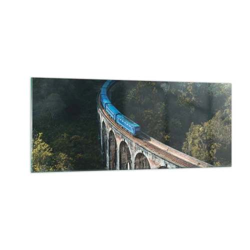 Obraz na skle - Přitažlivost přírody - 100x40 cm