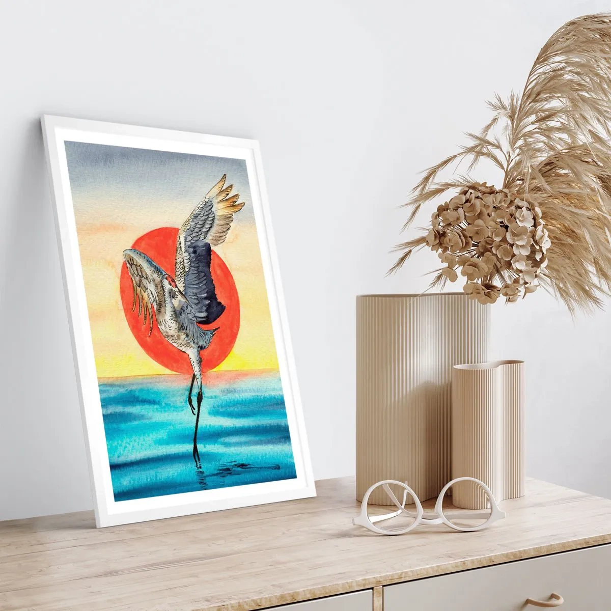 Plakát v bílém rámu - Je čas jít zpět - 61x91 cm