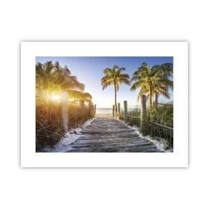 Plakát - Přímo do ráje - 40x30 cm