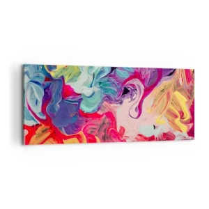 Obraz na plátně - Zrození barev - 100x40 cm