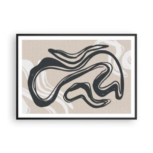 Plakát v černém rámu - Znásobená exprese - 100x70 cm