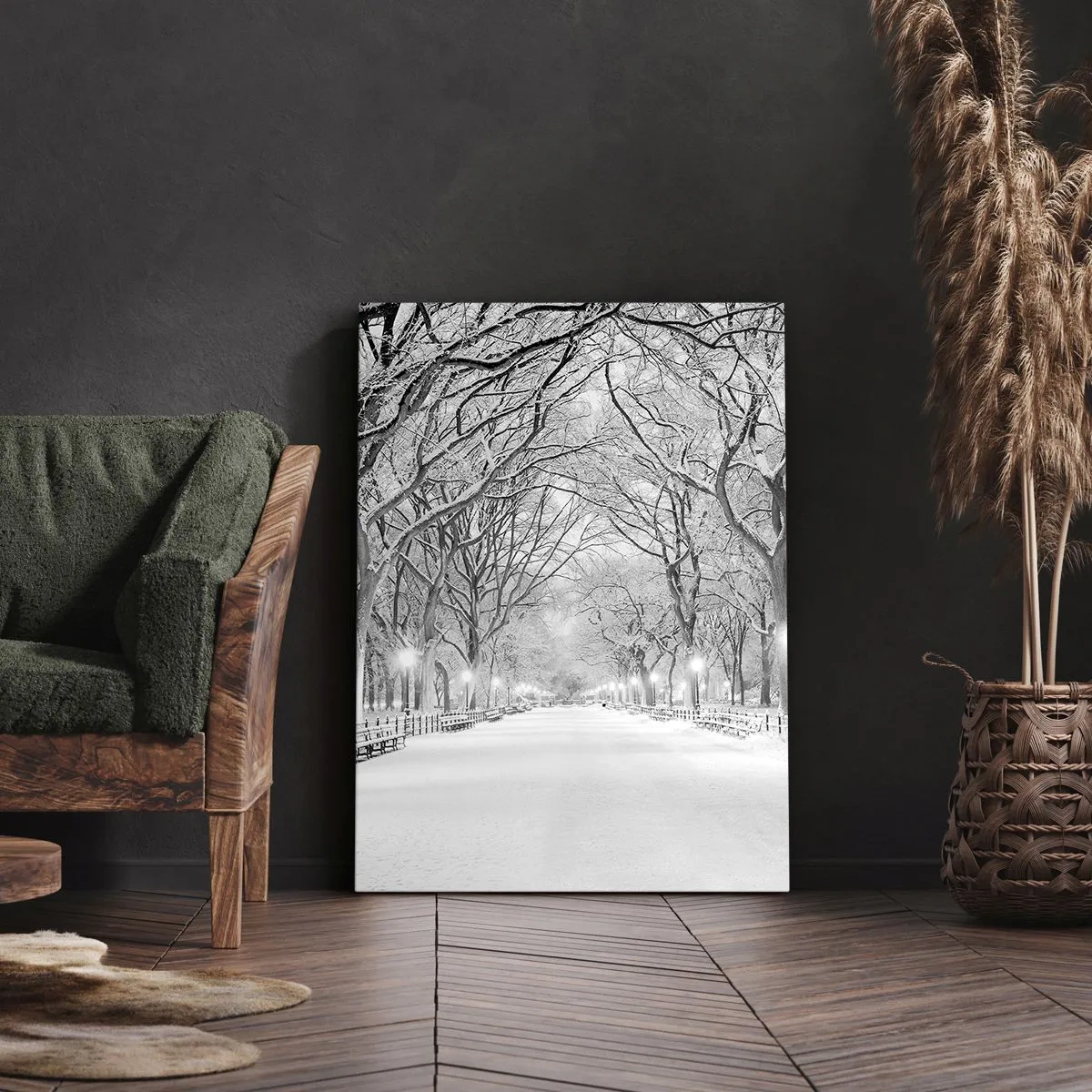 Obraz na plátně - Čtyři roční období – zima - 50x70 cm