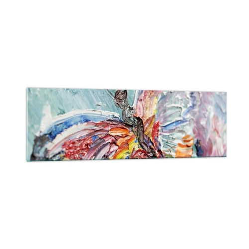 Obraz na skle - Namalovaný přírodou - 160x50 cm
